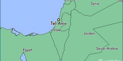 Tel Avivu na zemljevidu